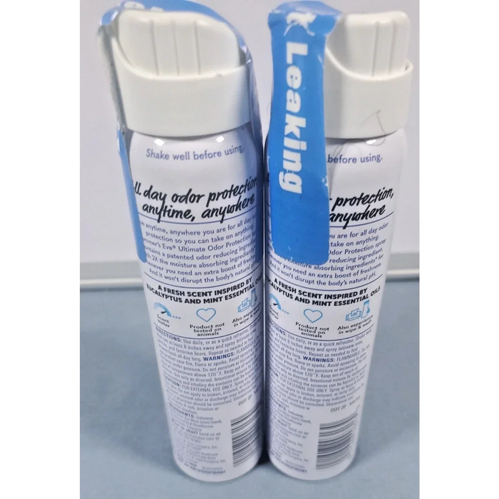 Lot of 2 Summer's Eve Ultimate Odor Protection Feminine Spray 2 oz Sealed New